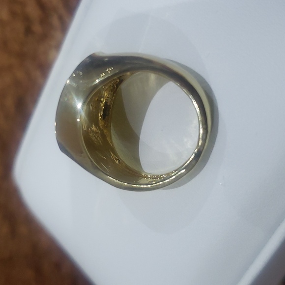 1 x Zircon Gold Eye Ring Women Ring Party Jewelry Gift Size 5.5 - Picture 8 of 9